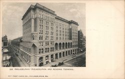 Philadelphia and Reading Terminal Pennsylvania Postcard Postcard Postcard