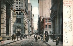 Fourth ave and Wood St. Postcard