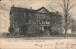 Academy, Franklin & Marshall College Postcard