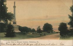 View in National Cemetery Gettysburg, PA Postcard Postcard Postcard