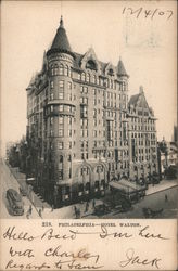 Hotel Walton Philadelphia, PA Postcard Postcard Postcard