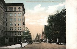 Hamilton Street from Fifth Street Postcard