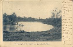 VIew Lookign North OVer Braiden's Stone Quarry Postcard