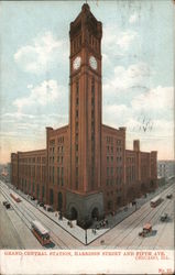 Grand Central Station, Harrison Street and Fifth Ave. Chicago, IL Postcard Postcard Postcard