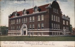 West Side High School Postcard