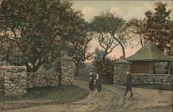 Entrance to Mohawk Golf Club Postcard