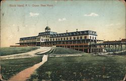 Ocean View Hotel Block Island, RI Postcard Postcard Postcard