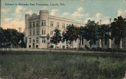 Entrance to Nebraska State Penitentiary Lincoln, NE Postcard Postcard Postcard