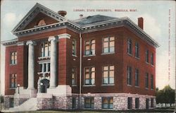 Library, State University Postcard