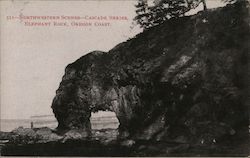 Northwestern Scenes -Cascade Series - Elephant Rock, Oregon Coast Seal Rock, OR Postcard Postcard Postcard