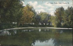 Lake, South Park Peoria, IL Postcard Postcard Postcard