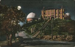 Lick Observatory by moonlight Mount Hamilton, CA Postcard Postcard Postcard