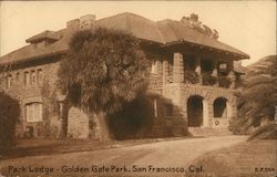 Park Lodge-Golden Gate Park Postcard