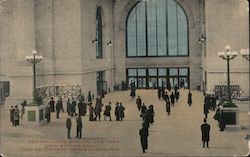 Pennsylvania Station, Main Waiting Room, Looking Towards Grand Concourse Postcard