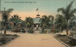 Pavilion, Mission Cliff Park San Diego, CA Postcard Postcard Postcard