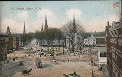 View of The Square Keene, NH Postcard Postcard Postcard