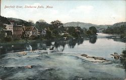 Deerfield River Shelburne Falls, MA Postcard Postcard Postcard