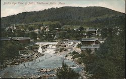 Bird's Eye View of Falls Shelburne Falls, MA Postcard Postcard Postcard