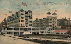 Hotel Islesworth, So. Virginia Ave and Boardwalk Postcard