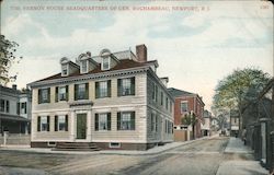 The Vernon House Headquarters of Gen. Rochambeau Postcard