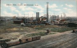 Ensley Steel Plant Birmingham, AL Postcard Postcard Postcard