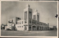 Tulare Theatre California Postcard Postcard Postcard