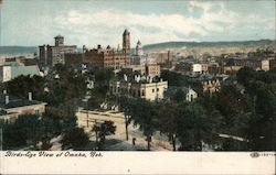 Birds Eye View of Omaha Postcard