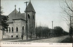 U.B. Church, E. Franklin St. Huntington, IN Postcard Postcard Postcard