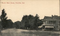 North Main Street Postcard