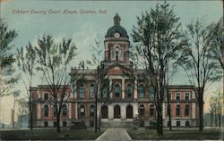 Elkhart County Court House Postcard