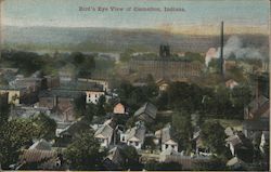 Bird's Eye View of Town Cannelton, IN Postcard Postcard Postcard