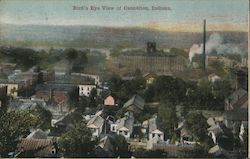 Bird's Eye View of Cannelton Indiana Postcard Postcard Postcard