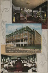 Hotel Arlington, Michigan Avenue, near Beach Atlantic City, NJ Postcard Postcard Postcard