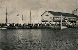 Yachting Pier at the Inlet Postcard