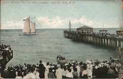 Fishing Pier and Yacht Landing Asbury Park, NJ Postcard Postcard Postcard