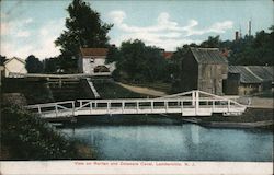 View on Raritan and Delaware Canal Postcard