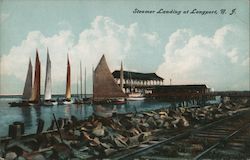 Steamer Landing Longport, NJ Postcard Postcard Postcard