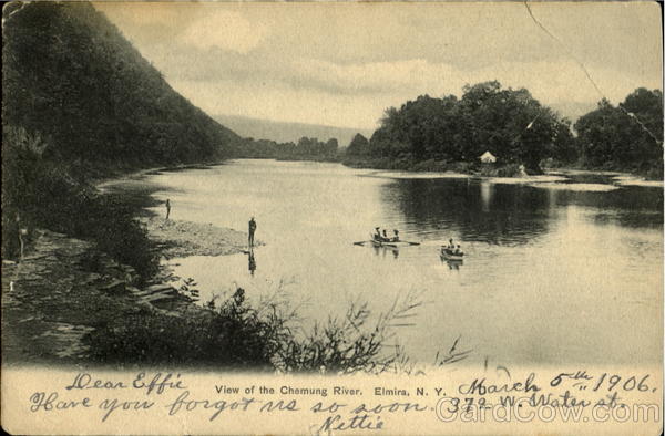 View Of The Chemung River Elmira, NY