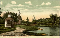 Lake At Shirley Hill Manchester, NH Postcard Postcard