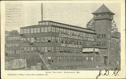 Shoe Factory Postcard