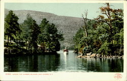 Among The Harbor Islands Lake George, NY Postcard Postcard