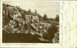 A Pit At The Klondike Granite Quarry Postcard