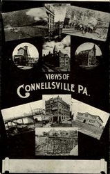 View Of Connellsville Postcard