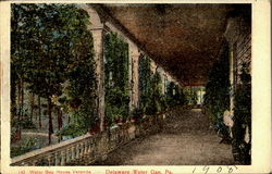 Water Gap House Veranda Postcard