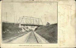 Pike Bridge At Salunga Pennsylvania Postcard Postcard