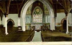 Mierior Sage Chapel, Cornell University Postcard