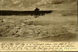 Crater Great Fountain Yellowstone National Park Postcard Postcard