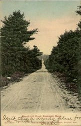 Beech Hill Road Rockland, MA Postcard Postcard