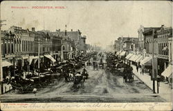 Broadway Rochester, MN Postcard Postcard