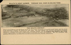 The Duluth District Minnesota Postcard Postcard